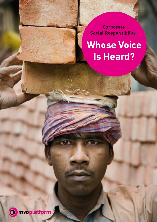 publication cover - Nieuwe publicatie ‘CSR: Whose Voice Is Heard?