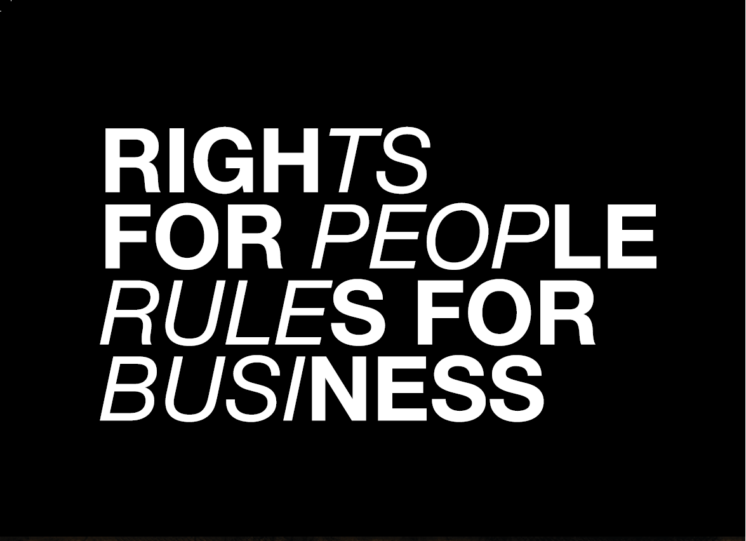 Rights for People Rules for Business